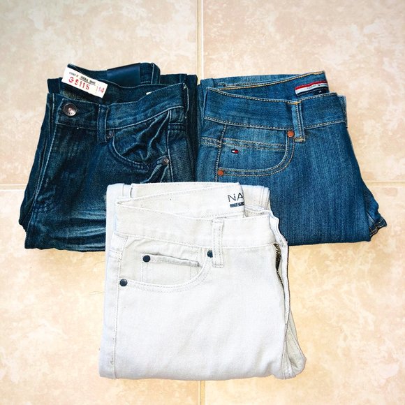 Tommy Hilfiger Other - Boy's Jean Bundle Size 14 Three Pair Lightly Worn!